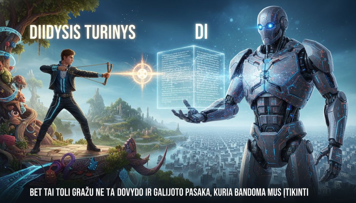 Menininkai kovoja su DI: bet tai toli gražu ne ta Dovydo ir Galijoto pasaka, kuria bandoma mus įtikinti